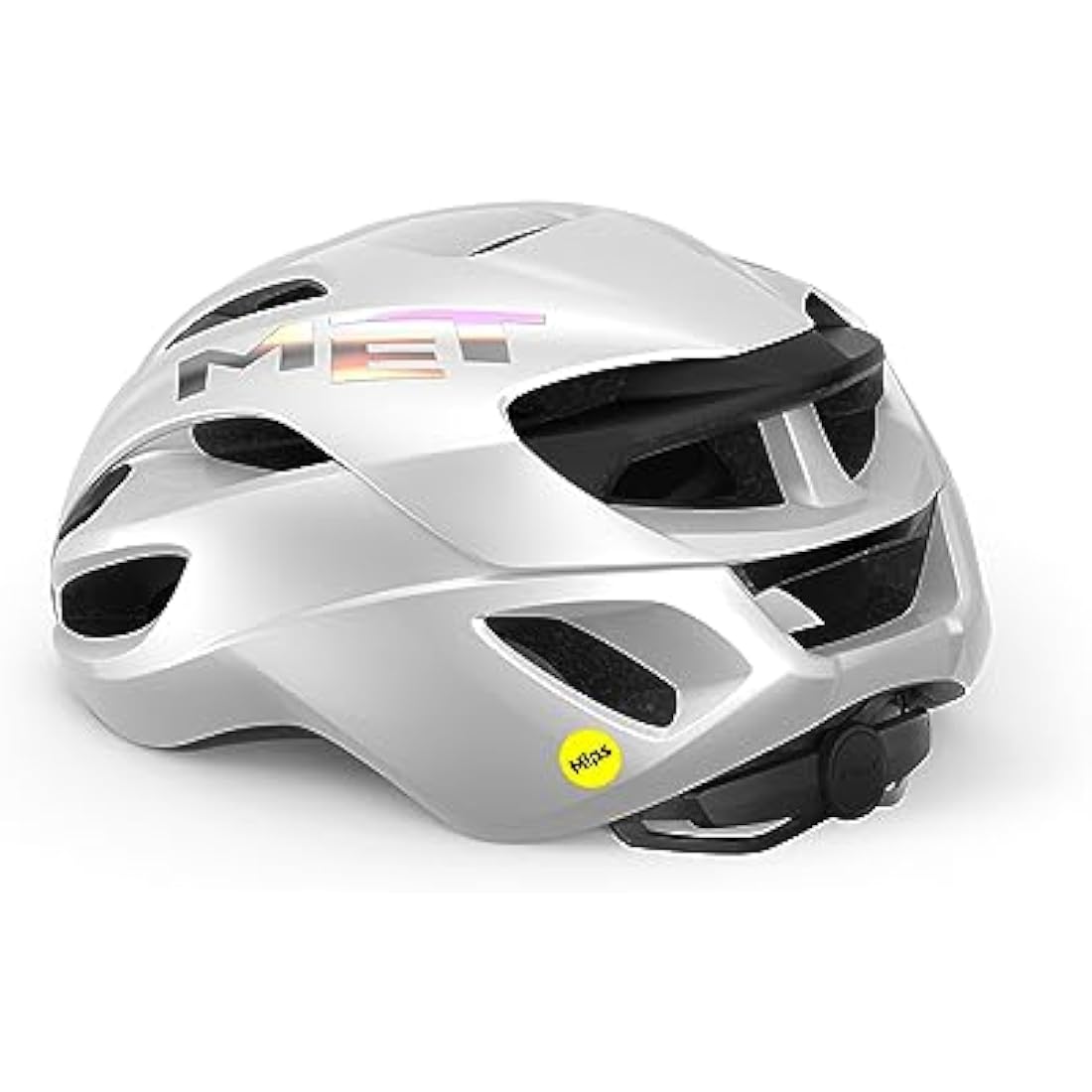 MET Rivale MIPS Road Cycling Helmet – White – Medium (56-58 cm)