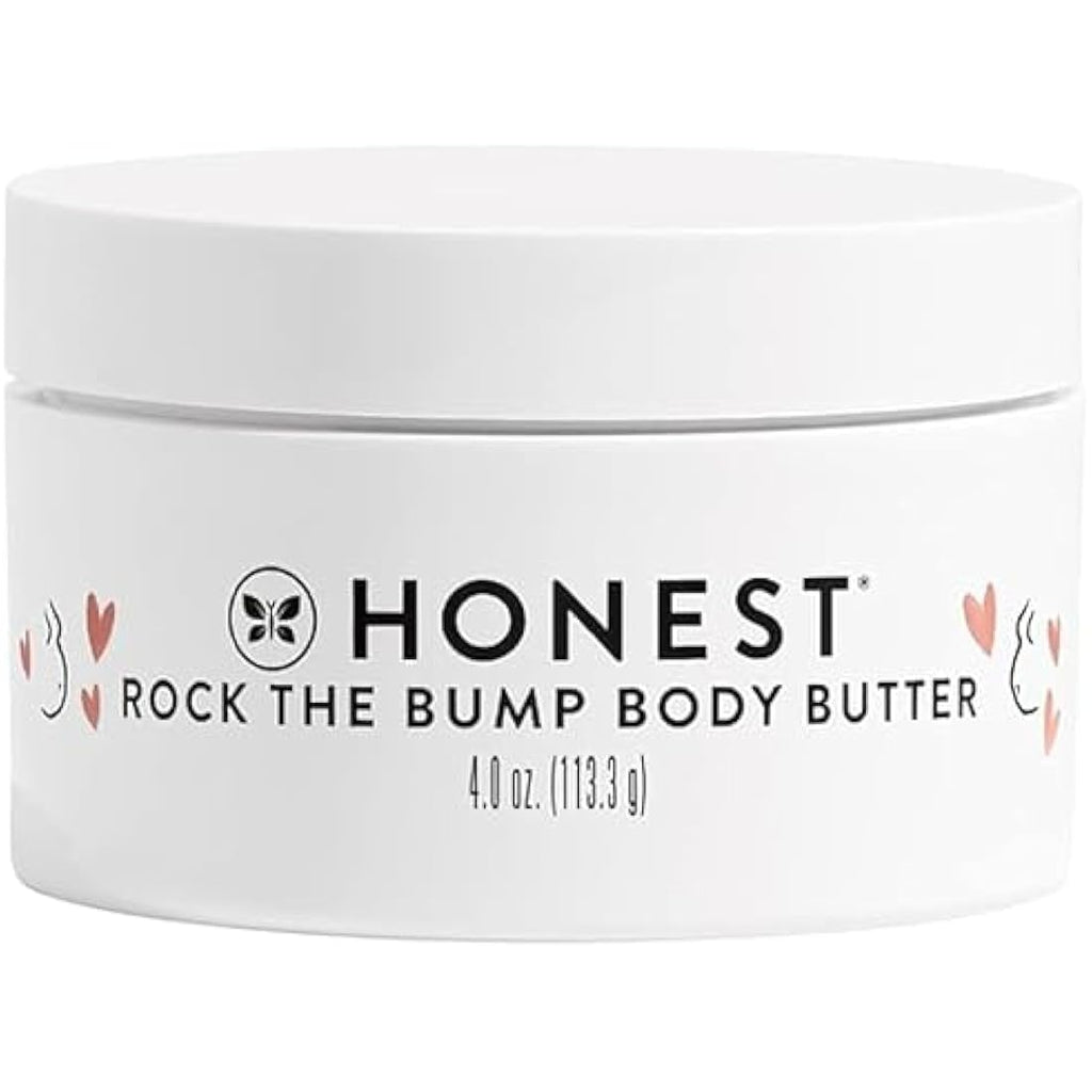 Honest Rock the Bump Body Butter – Moisturizing Stretch Mark Cream, 4 oz