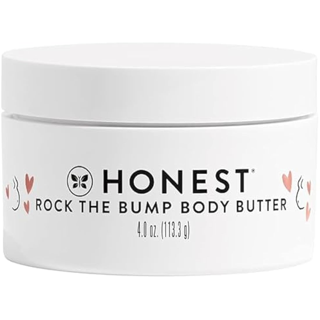 Honest Rock the Bump Body Butter – Moisturizing Stretch Mark Cream, 4 oz