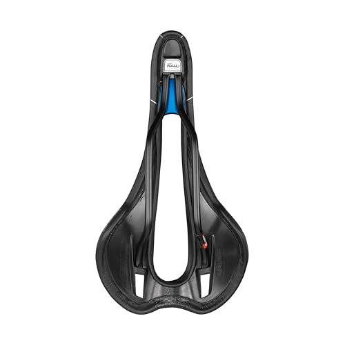 Selle Italia SLR TM Superflow Bike Saddle – Manganese Rails, Black, L3