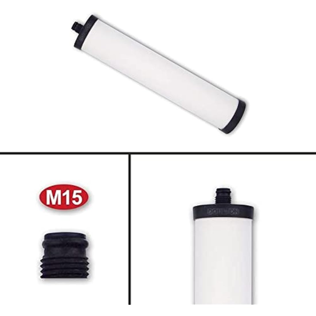 Doulton Ultracarb M15 Ceramic Water Filter 2-Pack for Franke Triflow