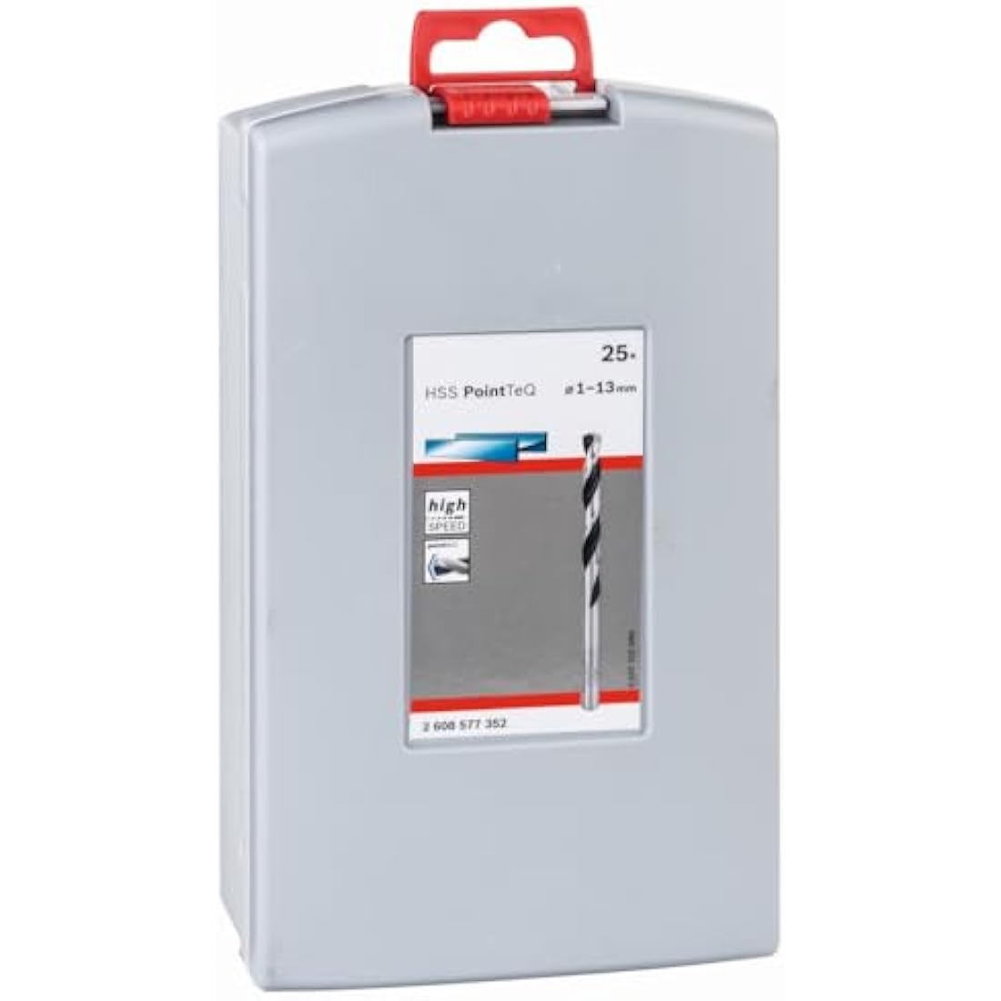 Bosch Professional 25-Piece HSS PointTeQ Twist Drill Bit Set for Metal