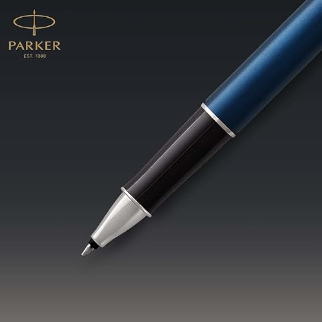 Parker Sonnet Rollerball Pen - Blue Lacquer & Palladium Trim, Fine Point
