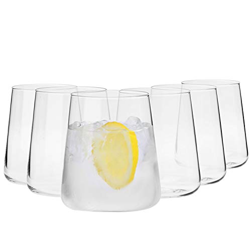 Krosno Avant-Garde Drinking Glasses - 430ml Tumbler Set of 6