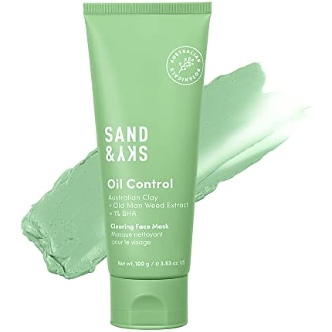 Sand & Sky Oil Control Clay Face Mask with Salicylic Acid & Niacinamide