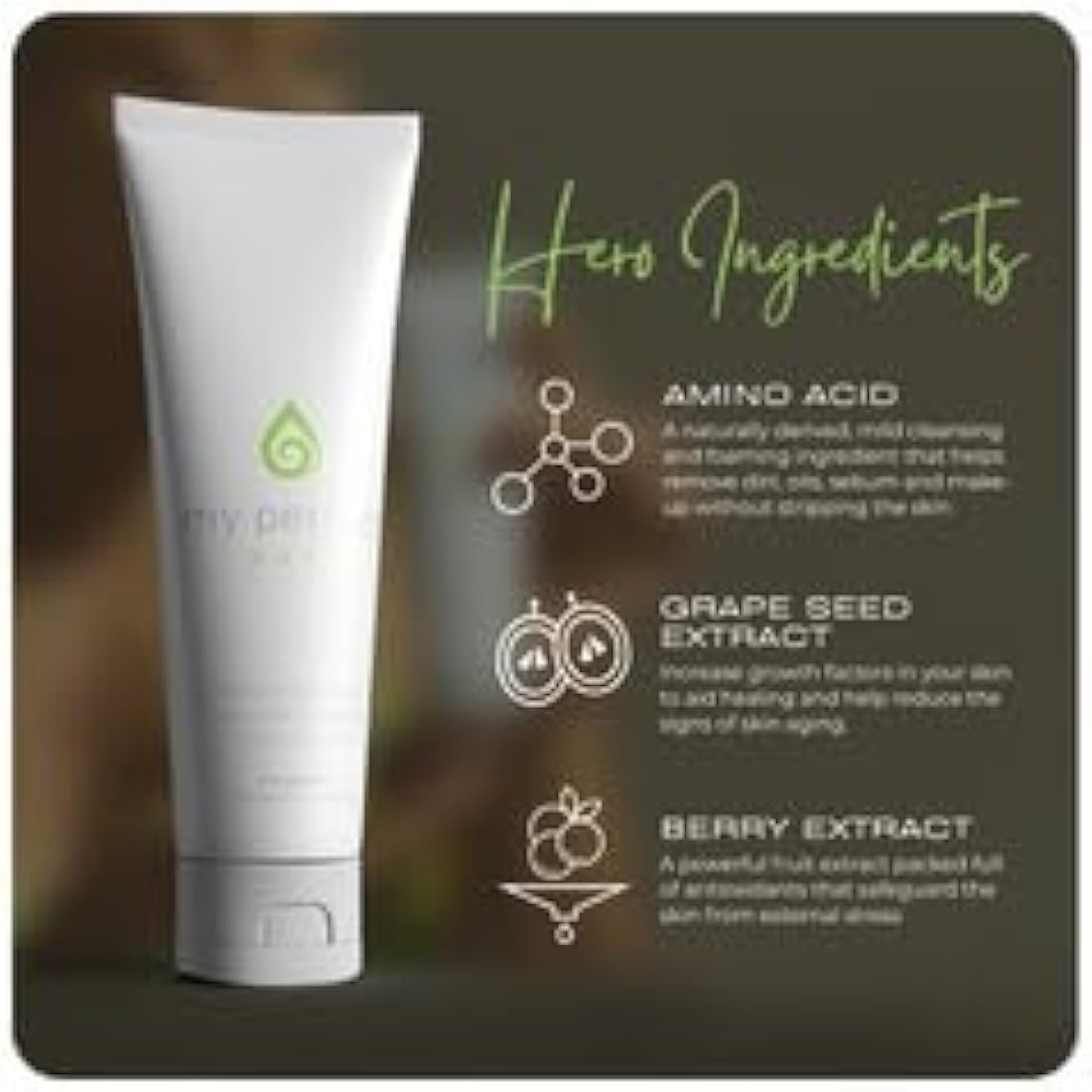 My Perfect Wash – Amino Acid Foaming Facial Cleanser for Sensitive Skin