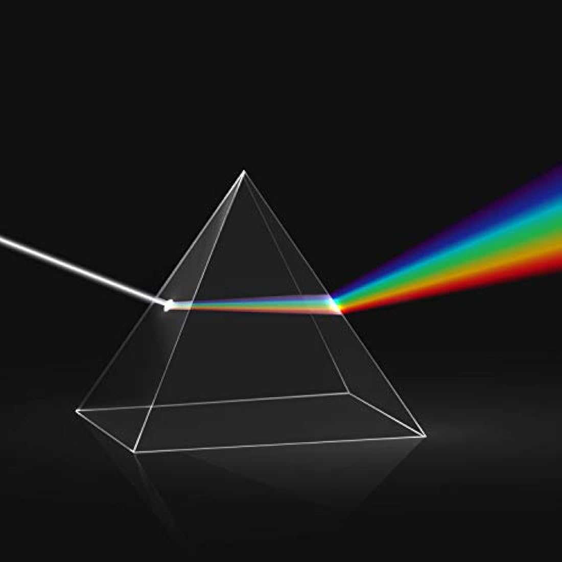BELLE VOUS K9 Crystal Pyramid Prism for Photography and Light Refraction