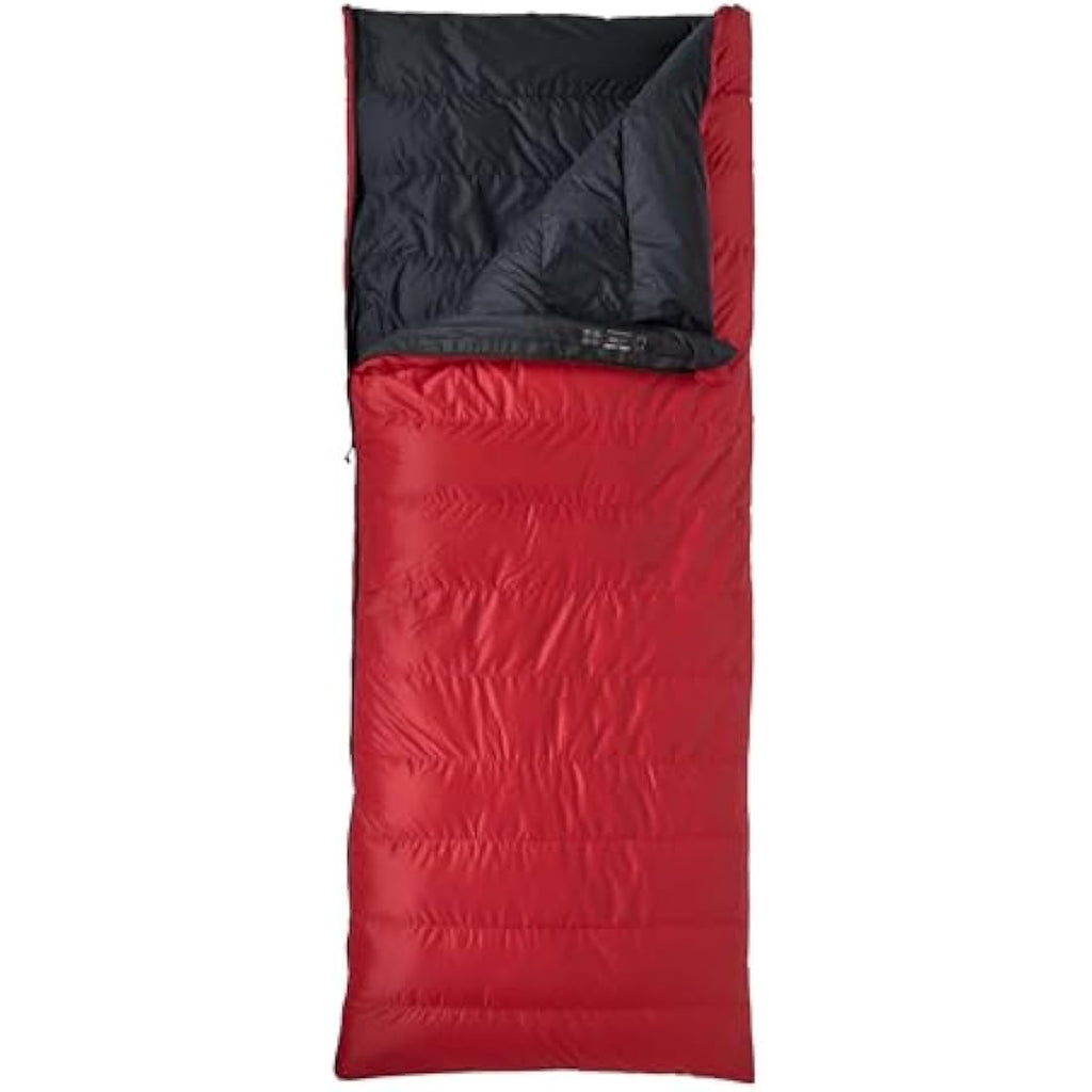 Lowland Outdoor Ranger Lite Duck Down Sleeping Bag - Red, 210x80cm