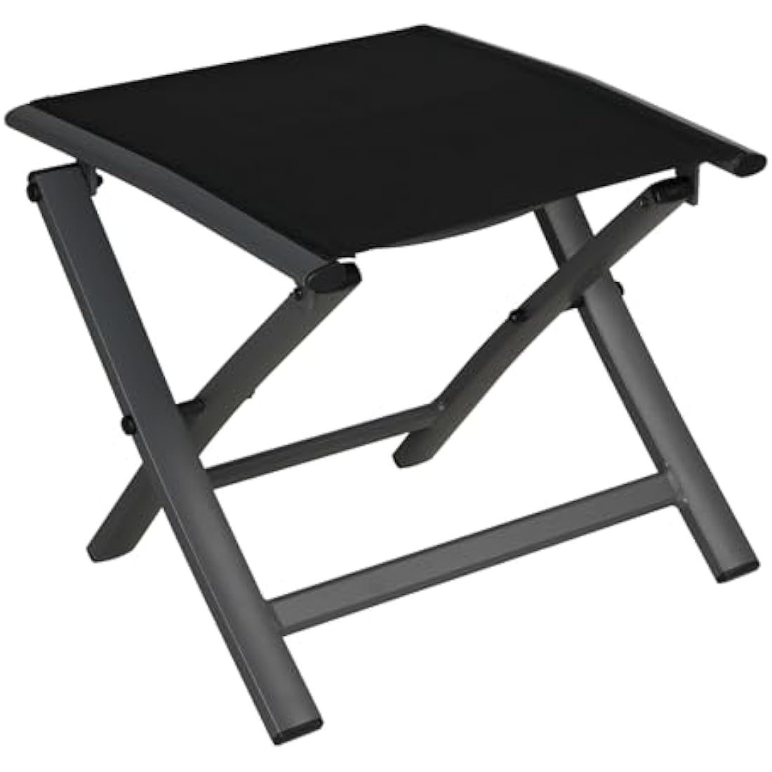 Folding Garden Footstool | Portable Aluminum Mesh Ottoman