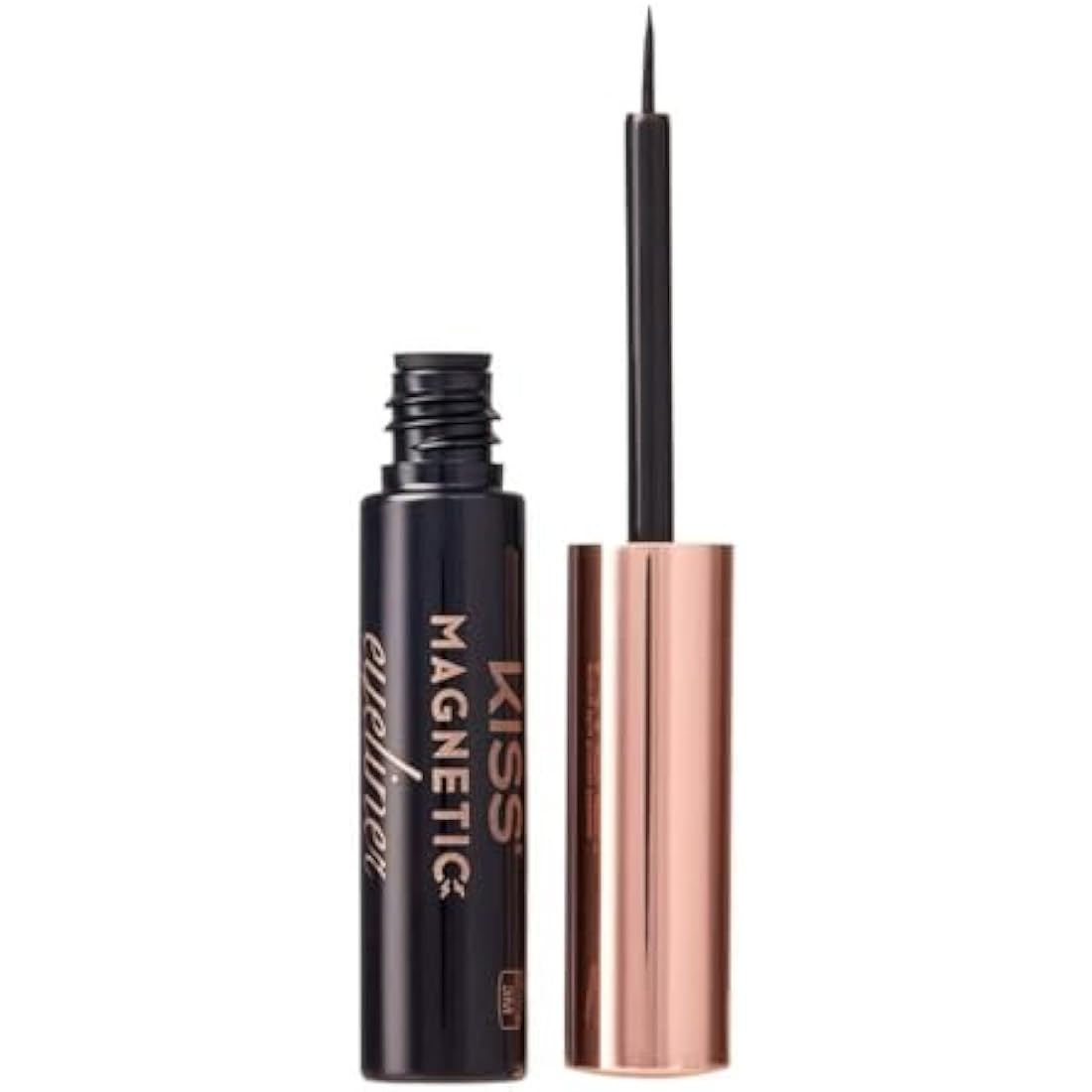 KISS Magnetic Eyeliner - Black Smudge-Proof Biotin-Infused Liner