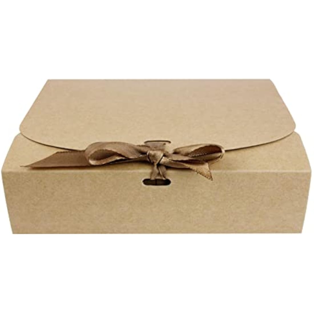 Jolof Store Brown Kraft Gift Boxes - Pack of 12 Rectangle Presentation Boxes