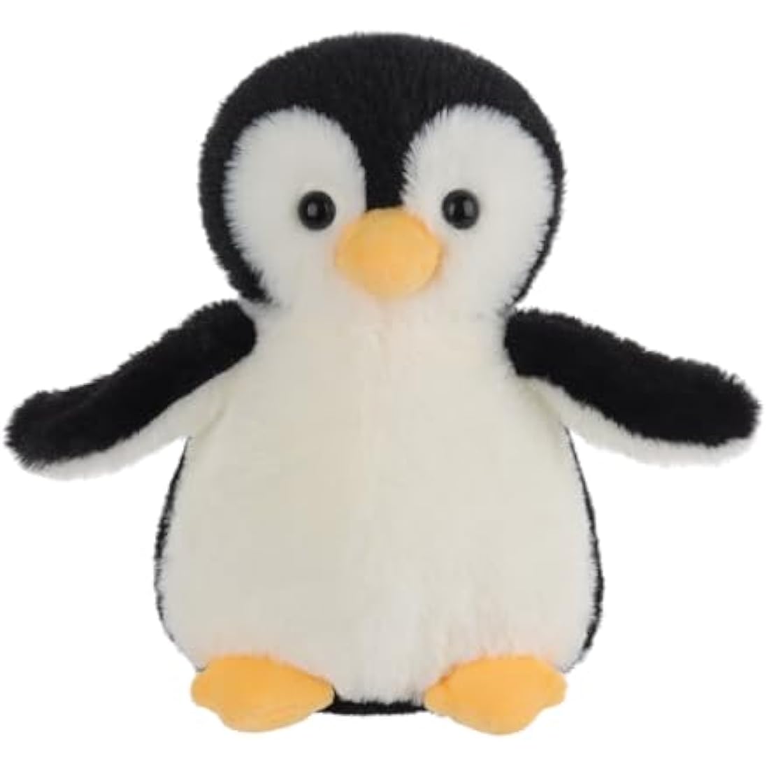 Apricot Lamb Black Penguin Stuffed Animal – 8 Inch Soft Plush Toy