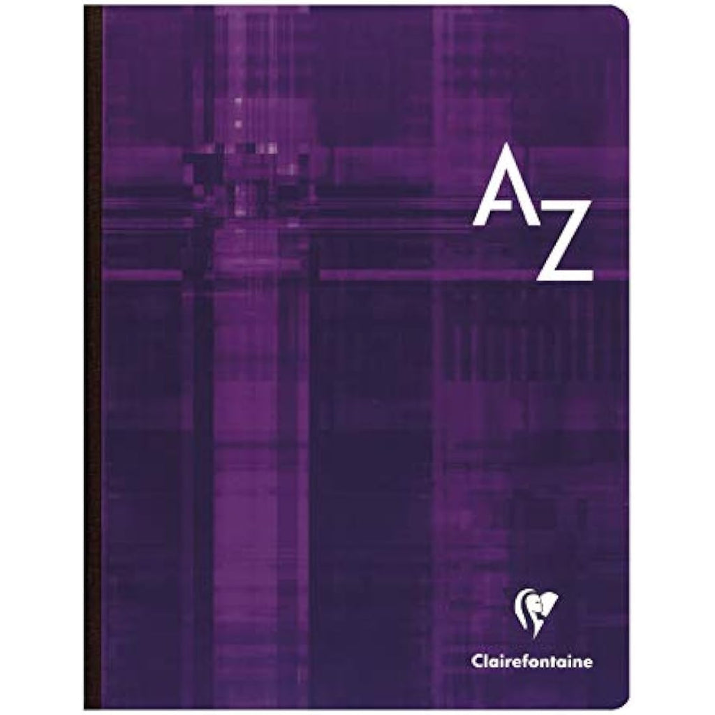 Clairefontaine Lot de 5 Répertoires A-Z Dos Toilé 17x22 cm - 192 Pages