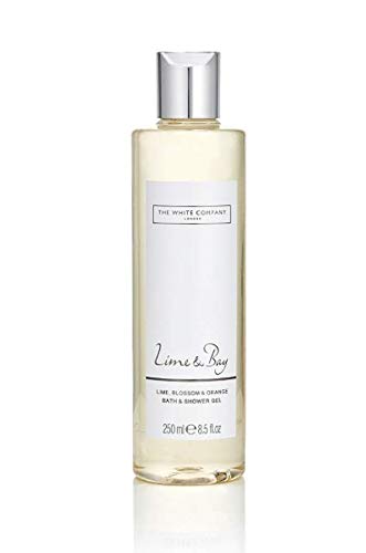 The White Company Lime and Bay Bath & Shower Gel - Luxury Body Wash 250ml