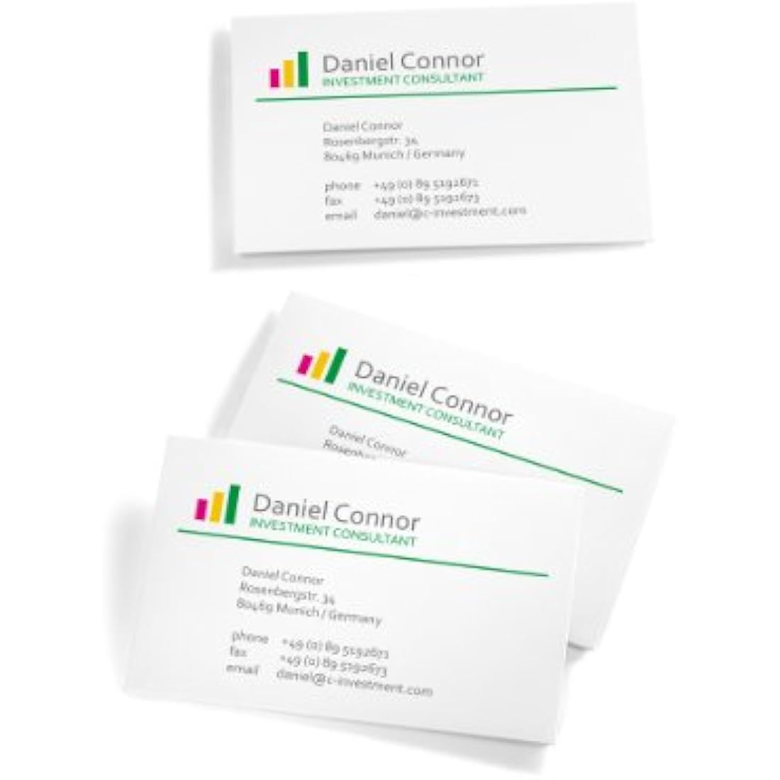 Sigel Business Cards | 250 gsm Bright White Smooth Cut | 400 Pieces
