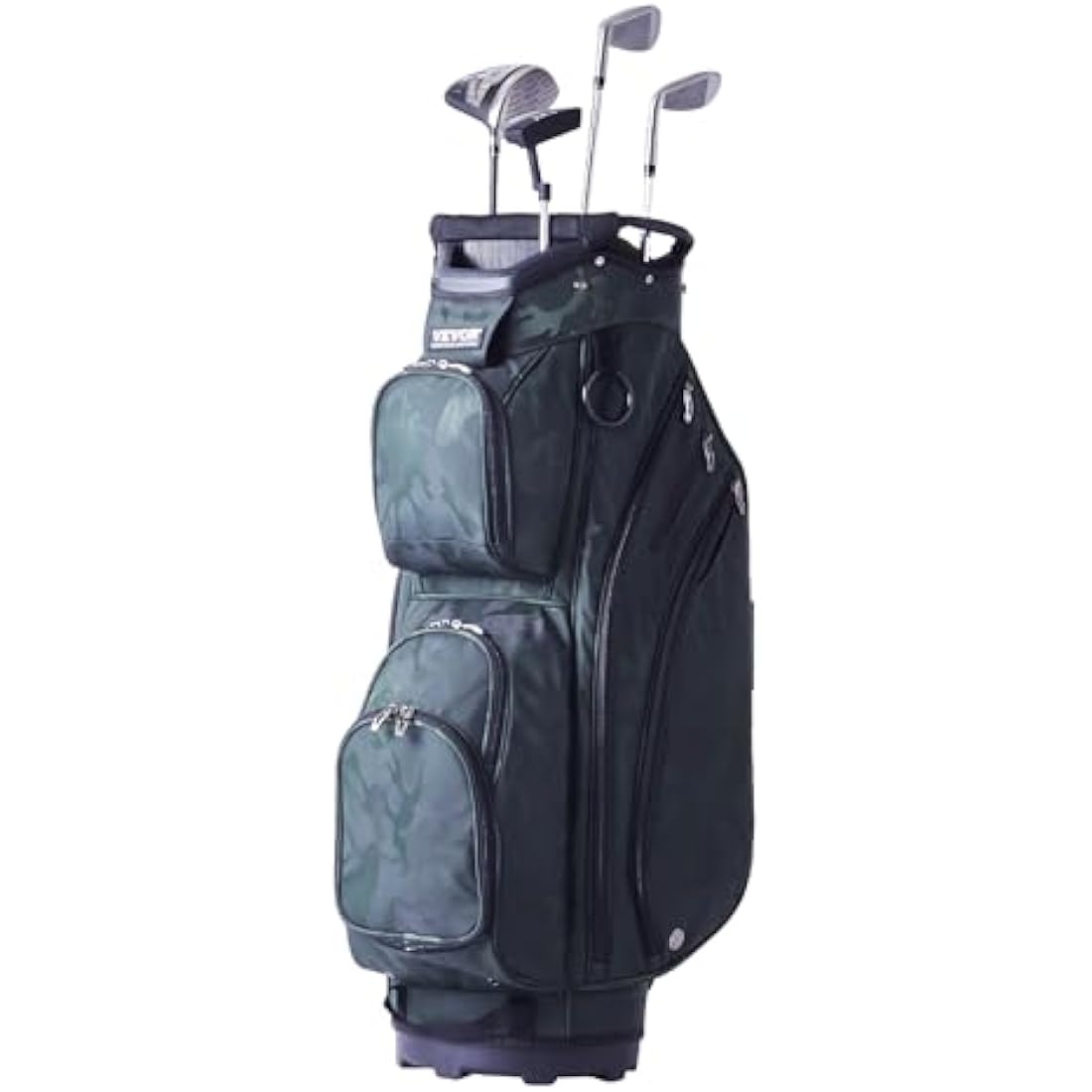 VEVOR 14-Way Golf Cart Bag | Waterproof 600D Nylon Organizer – Army Green