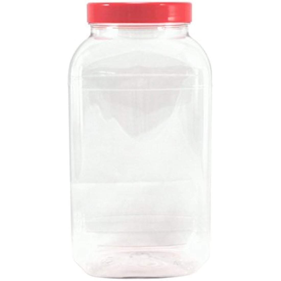 Britten & James 4.5L Large Clear Plastic Sweet Jars with Lids – Pack of 10