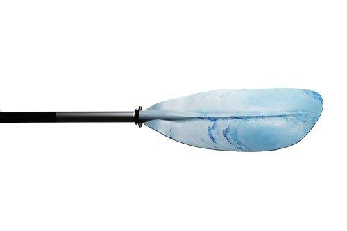 H2o Kayaks Wave Asymmetrical Kayak Paddle | 190cm 2-Part Blue Swirl