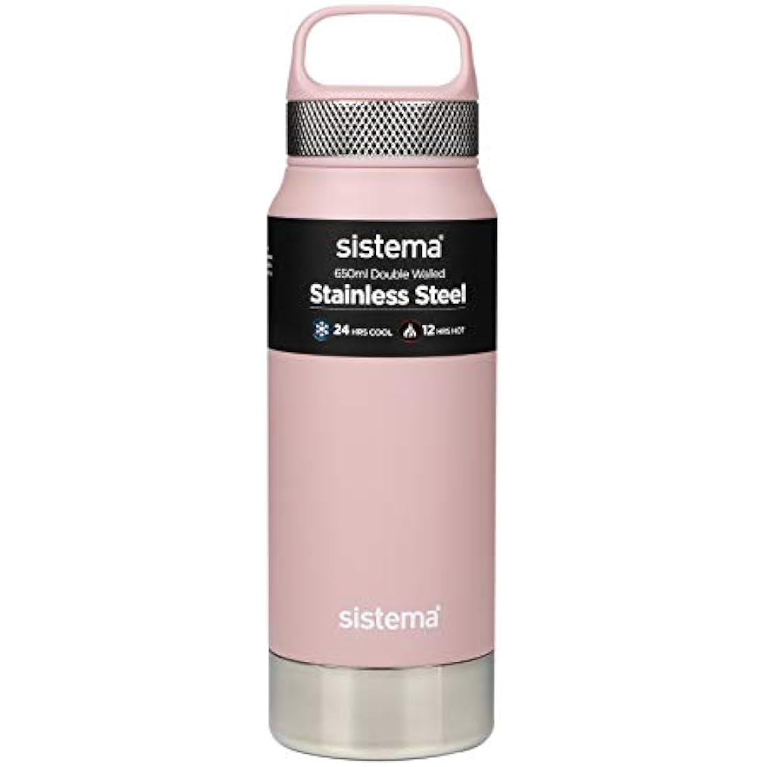 Sistema Stainless Steel Water Bottle | 650ml Vacuum Insulated Metal
