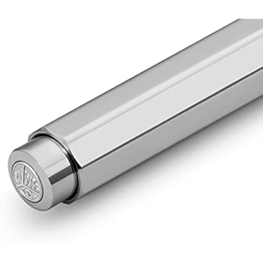 Kaweco AL Sport Raw Aluminium Ballpoint Pen – Compact Retractable Pen