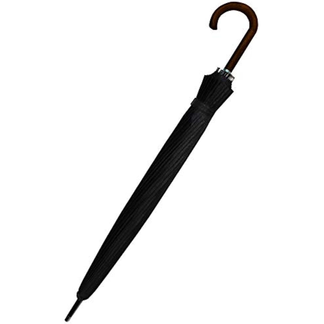 Jolof Store Windproof Umbrella – 24 Rib Fiberglass Frame Wood Handle