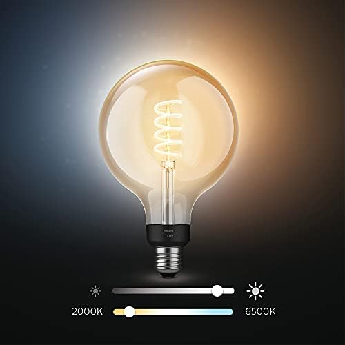 Philips Hue White Ambiance G125 Giant Globe Smart Filament Bulb