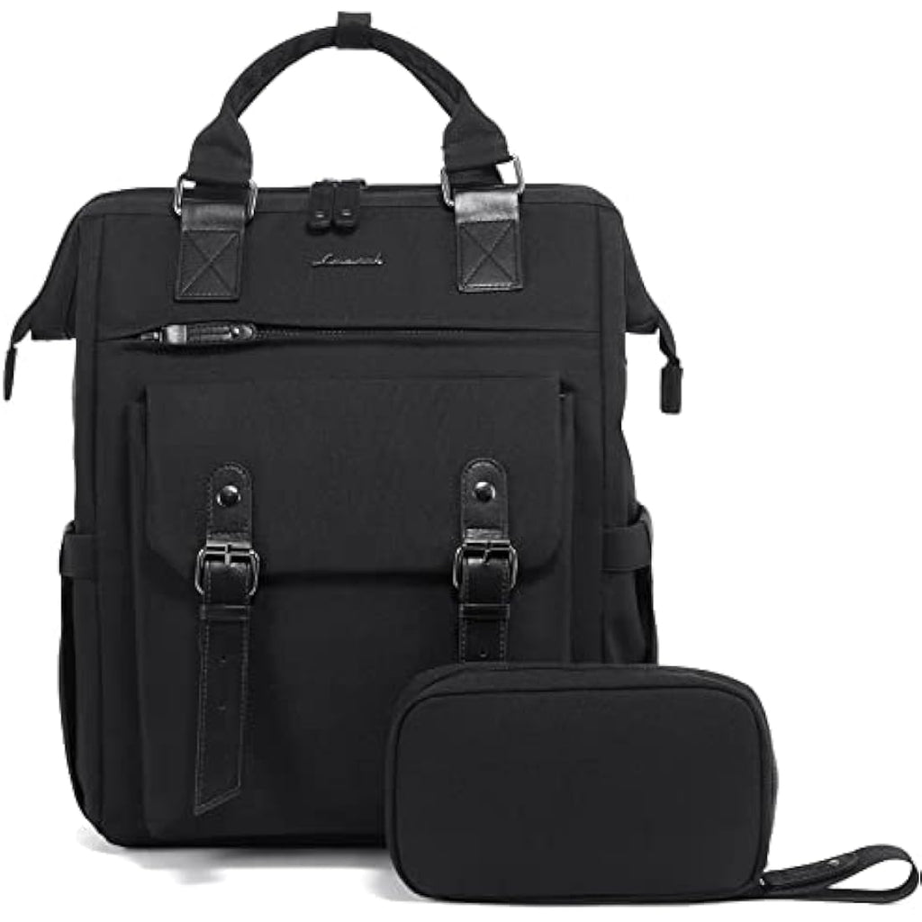 LOVEVOOK 17-Inch Laptop Backpack for Women | Water-Resistant USB Work Bag