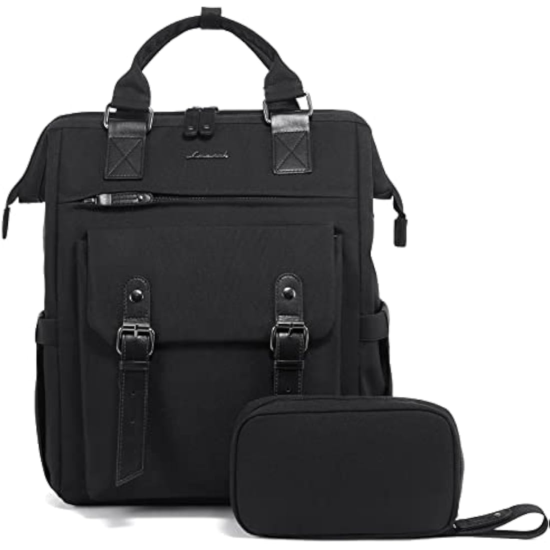 LOVEVOOK 17-Inch Laptop Backpack for Women | Water-Resistant USB Work Bag