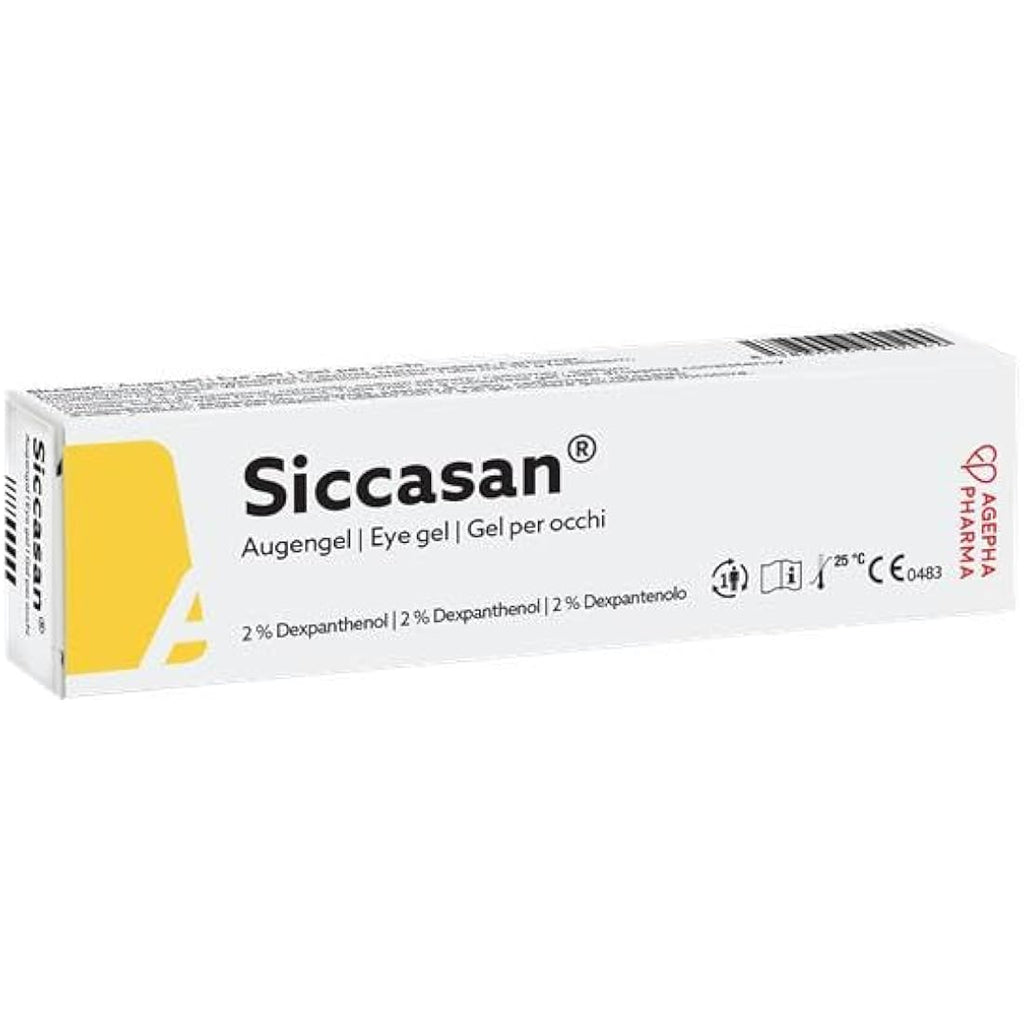 Siccasan Intensive Eye Gel – Dry Eye Relief with Dexpanthenol – 10g (3 Pack)