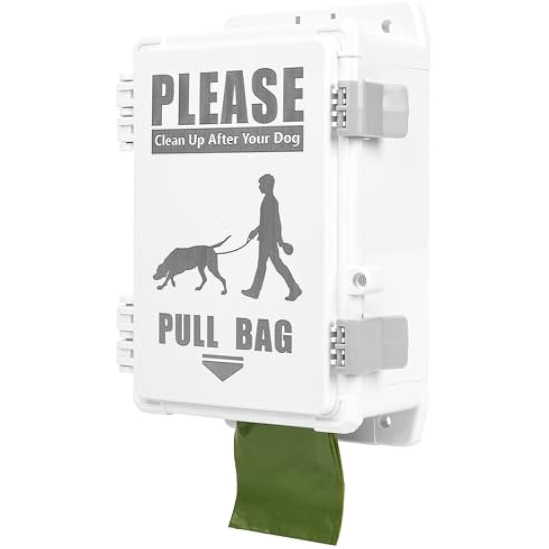 Waterproof Dog Poop Bag Dispenser – Wall Mounted Outdoor ABS