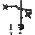 BONTEC Dual Monitor Stand – Adjustable Desk Mount for 13-27 Inch Screens