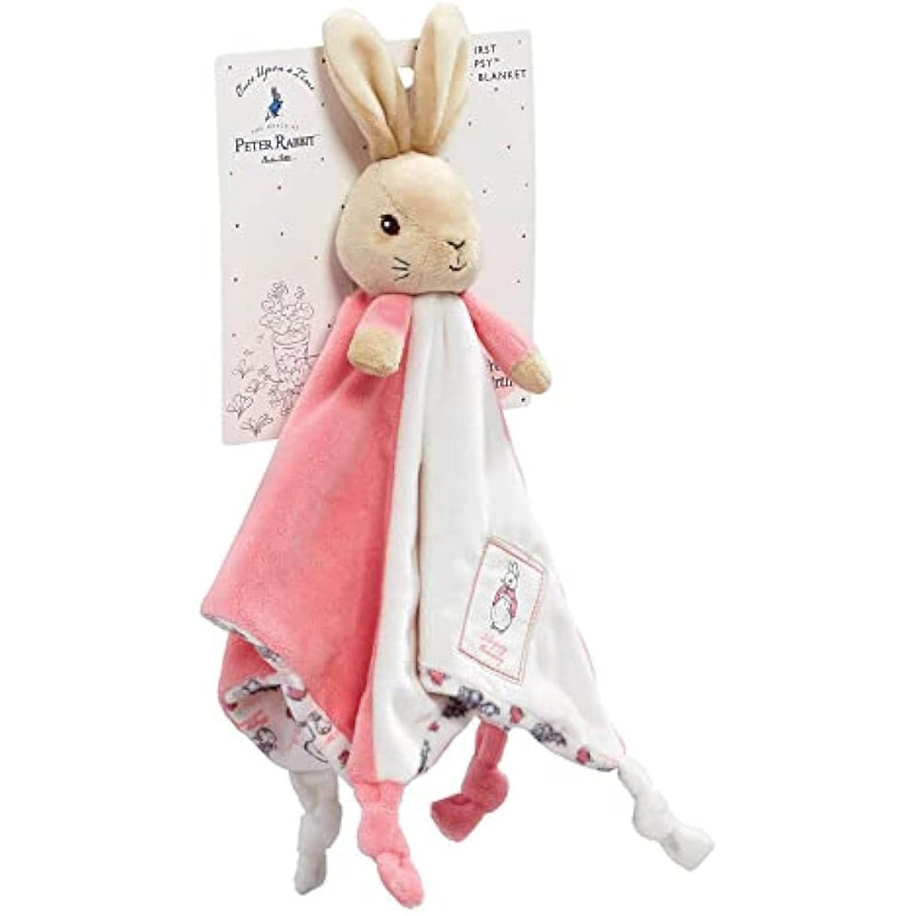 Beatrix Potter Flopsy Bunny Baby Comfort Blanket | Pink Soft Toy