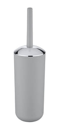 WENKO Brasil Toilet Brush Set – Unbreakable Grey TPE Bathroom Cleaner