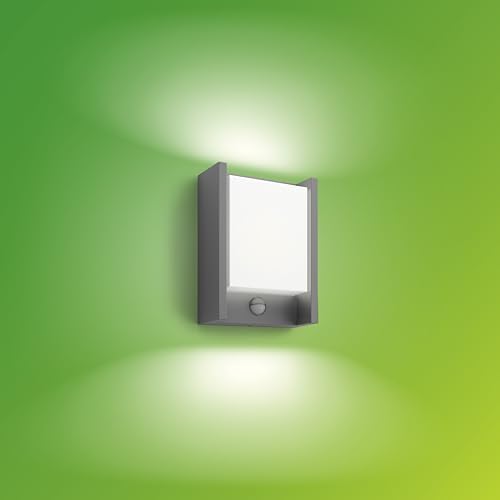 Philips Arbour LED Outdoor Wall Light with Motion Sensor – Anthracite