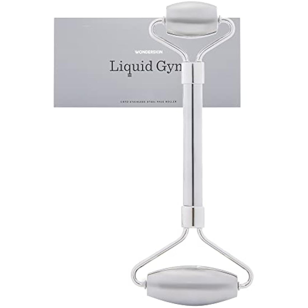 Wonderskin Liquid Gym Facial Roller – Stainless Steel Face Sculpting Tool
