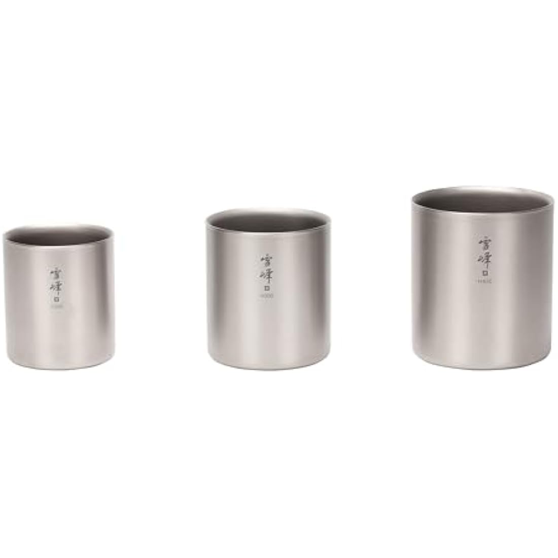 Snow Peak H200 Stacking Mug – Double-Walled Titanium Camping Cup