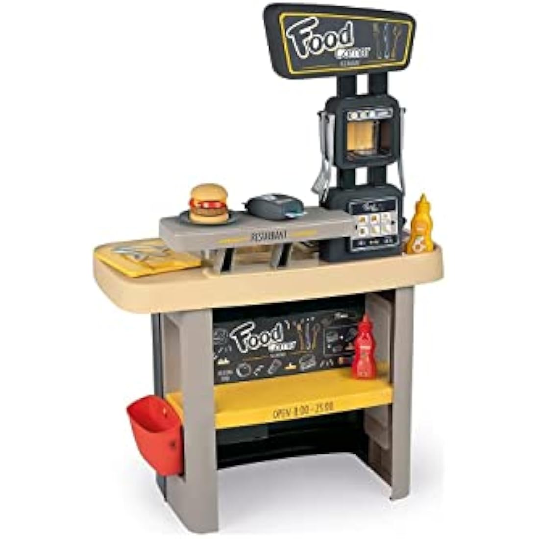 Smoby Food Corner – Cuisine Restaurant Enfant avec 29 Accessoires
