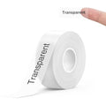 Supvan E10 E11 E16 Label Tape | Black on Transparent 15mm x 6m Refill