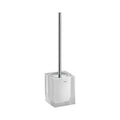 Roca ICE Toilet Brush – High Durability Resin with Chrome Finish, White