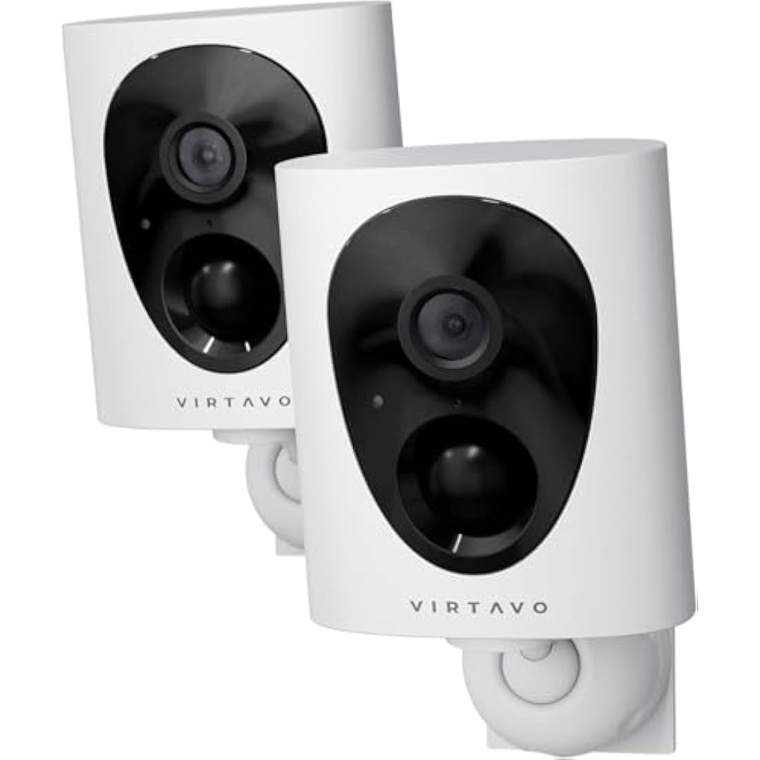 Virtavo 2K Wireless Security Camera – Battery Powered Night Vision (2 Pack)