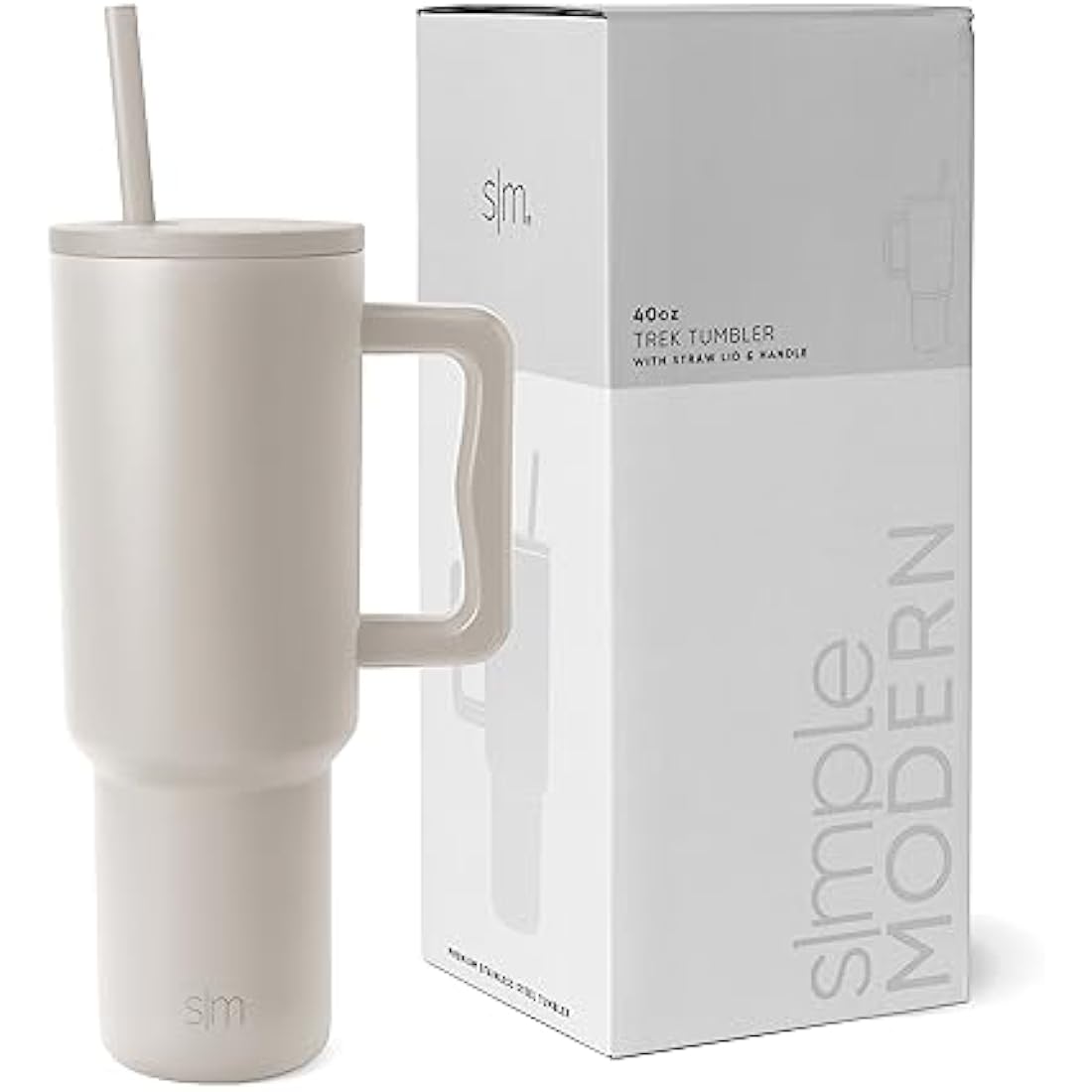 Simple Modern 40 oz Trek Tumbler – Insulated Stainless Steel Travel Mug