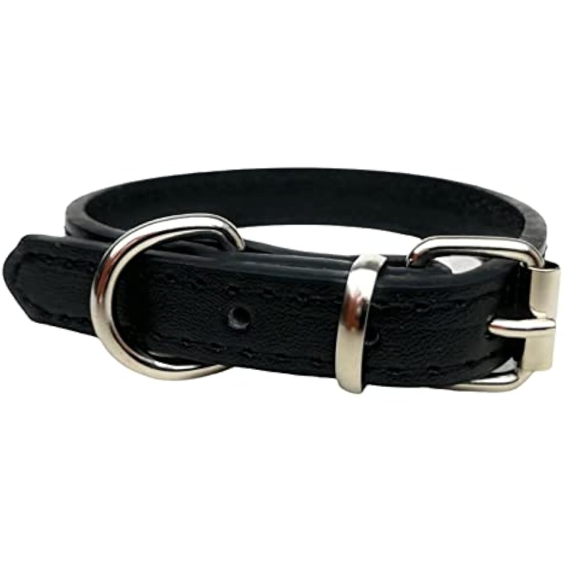 PU Leather Dog Collar – Vibrant Adjustable Pet Neck Strap