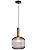 Modern Grey Glass Pendant Light – Gold Copper LED Chandelier