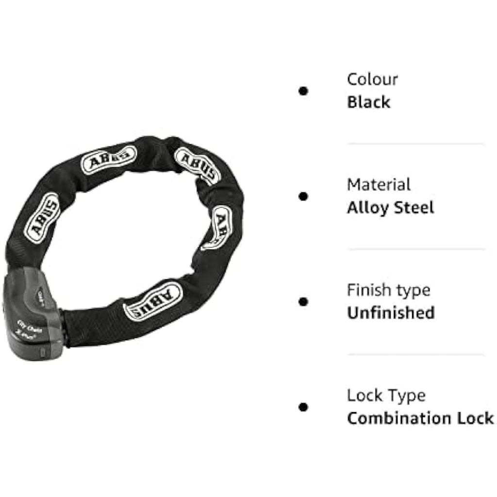 ABUS Granit CityChain XPlus 1060 – Kettenschloss aus Stahl – 85 cm