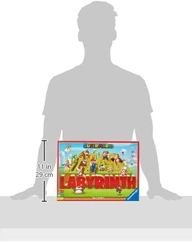 Ravensburger Super Mario Labyrinth Board Game – Family Strategy Game