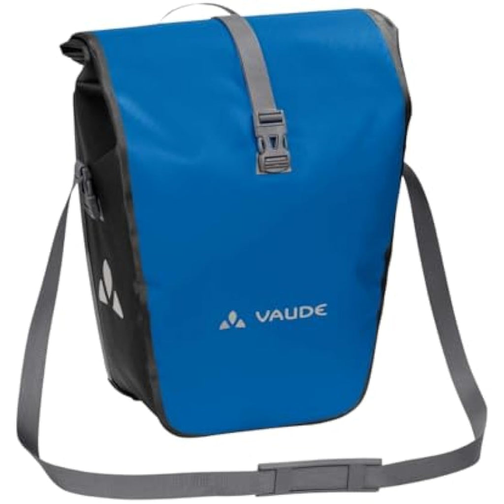 Vaude Aqua Back Single Rear Bicycle Bag | Waterproof 24L Pannier - Blue