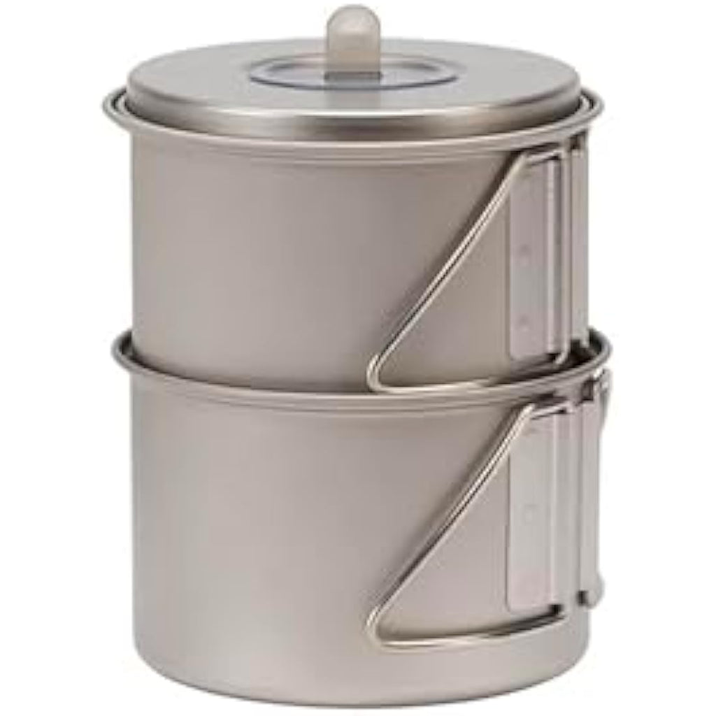 Snow Peak Titanium Mini Solo Combo Cookset – Ultralight Camping Gear