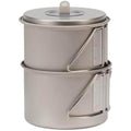 Snow Peak Titanium Mini Solo Combo Cookset – Ultralight Camping Gear