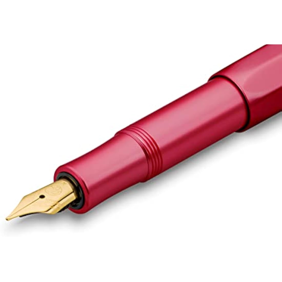 Kaweco Sport Fountain Pen - Ruby Red Aluminium - Extra Broad BB Nib