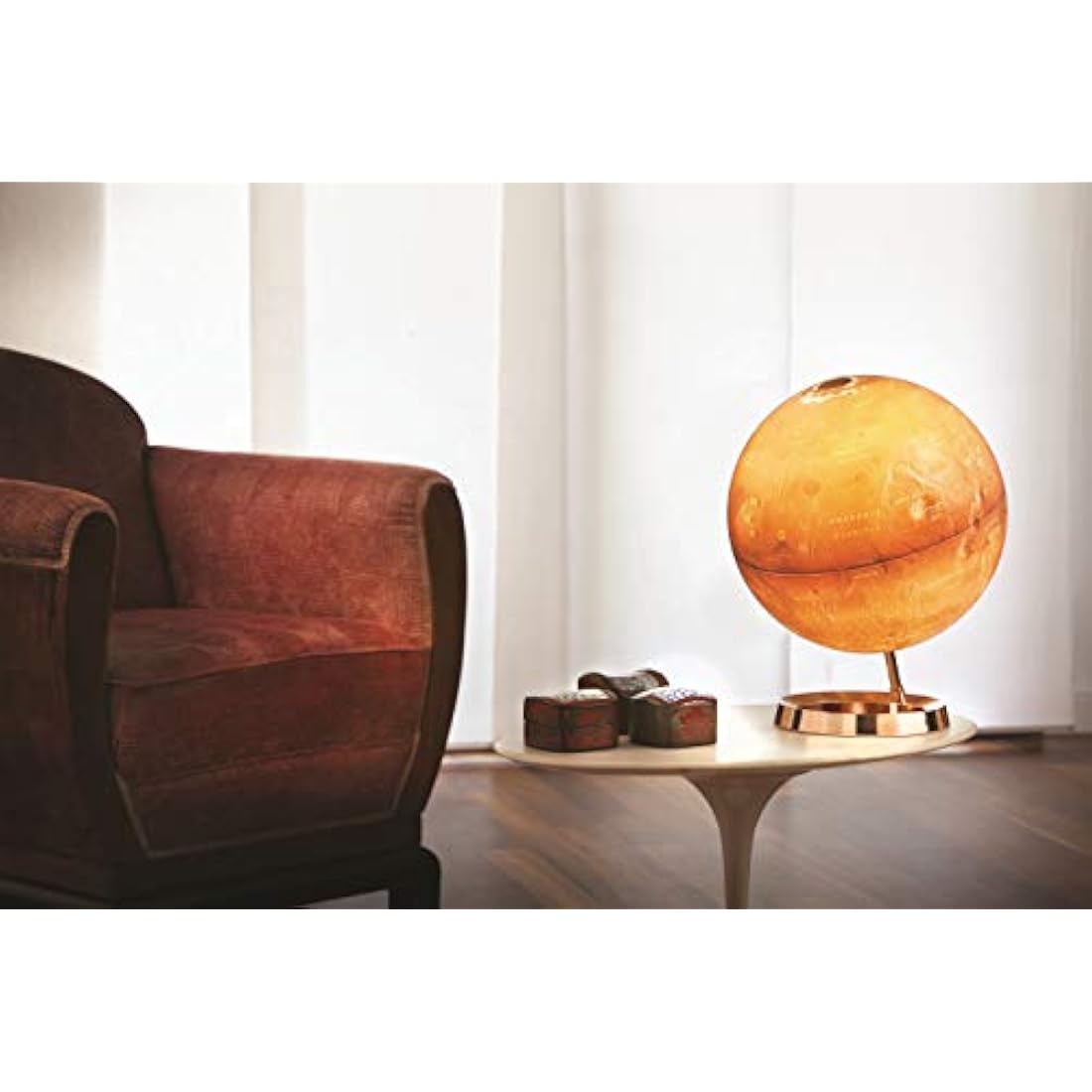 National Geographic World Globe – Red Desktop Educational Decor